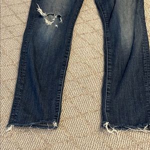 Mother the Looker ankle fray Alley cat size 27